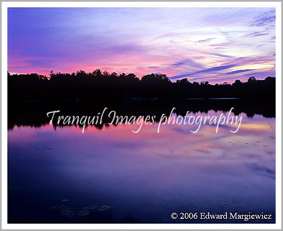 660118---Alpenglow on Chandler Lake, Traverse City 